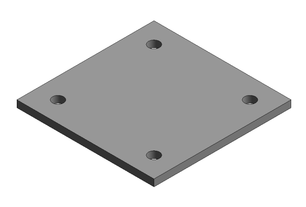 SHS-Baseplate – square Plates only